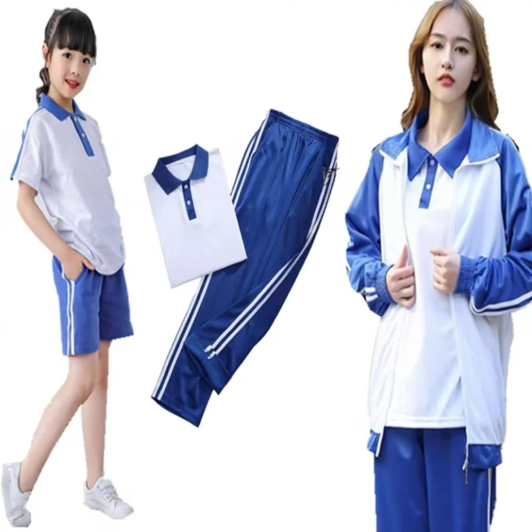 High-School-Junior-High-School-Uniform-Childrens-Sports-Day-Photo-Unisex-Polyester-School-Uniform-Kit