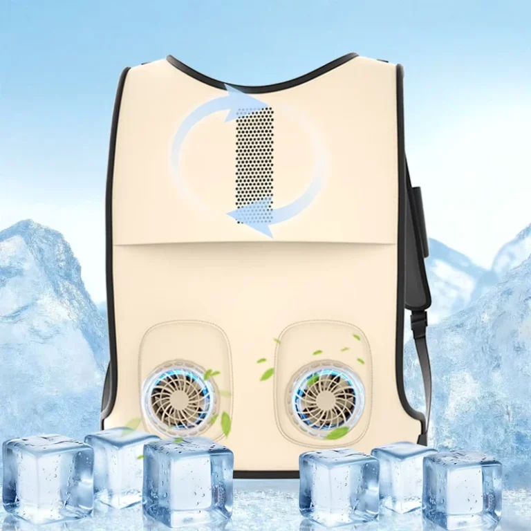 High-Tech-Cooling-Jacket-Vest-for-Autumn-with-Portable-Personal-Cooling-Gear-Zipper-Closure-Fabric-Material