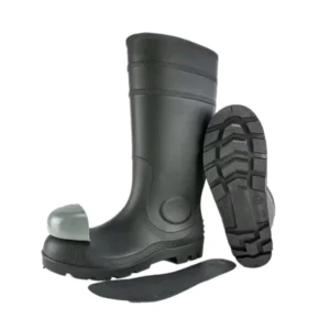High-Tube Steel Toe Waterproof Rain Boots Anti-Smash Anti-Puncture Non-Slip Work Safety Shoes