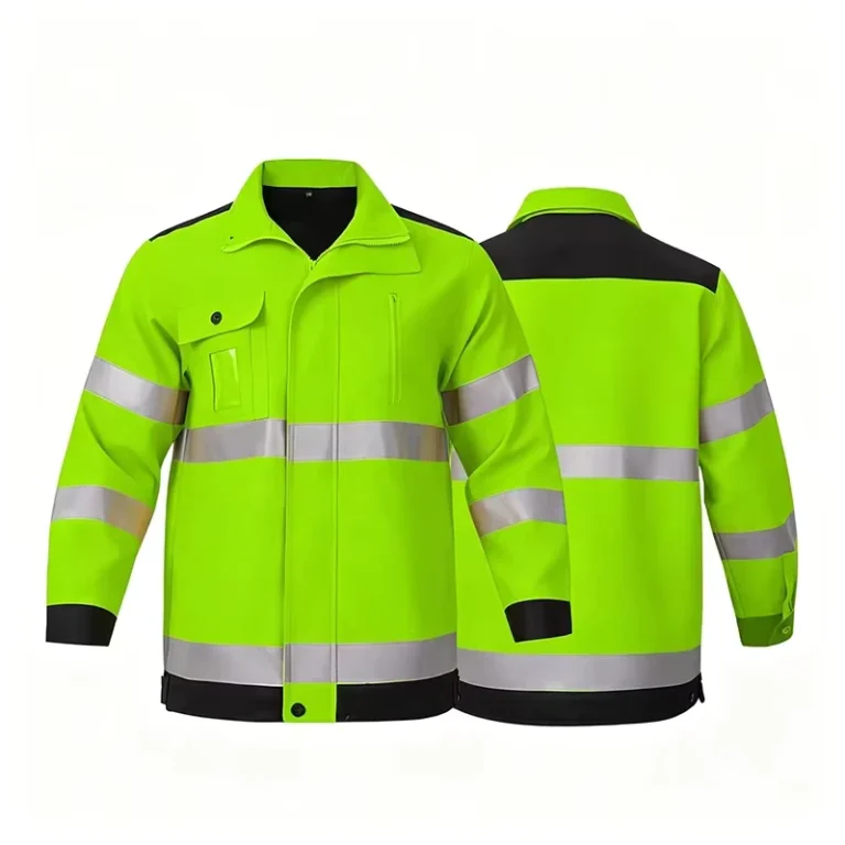 High-Vis-Fluorescent-Reflective-Anti-static-Breathable-Water-Resistant-Polyester-Cotton-Coverall-Wear-Resistant-Comfortable-Red