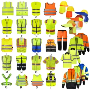 High-Vis Polyester Construction Working Safety Jacket Sweatshirt High Visibility Safety Vest