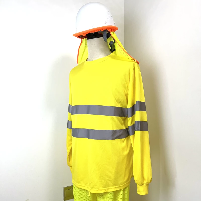 High Vis Safety ANSI Class 2 Short Sleeve T shirt Factory Direct Supply Reflective Safety Clothing