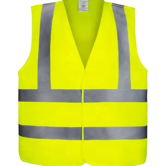 High Visibility 100% Polyester Tricot Safety Vest