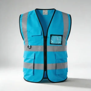 High Visibility ANSI Class 2 EN ISO 20471 Class 2 Safety Vest 120g Knitted Fabric Bright Reflective Strips Custom Logo Print
