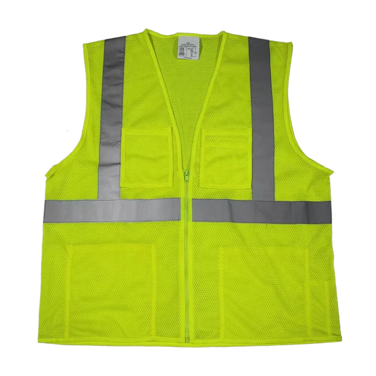 High-Visibility-ANSI-Class-2-Reflective-Safety-Vest-with-LED-Flash-in-Hi-Vis-Yellow-Orange-for-Road-Crews
