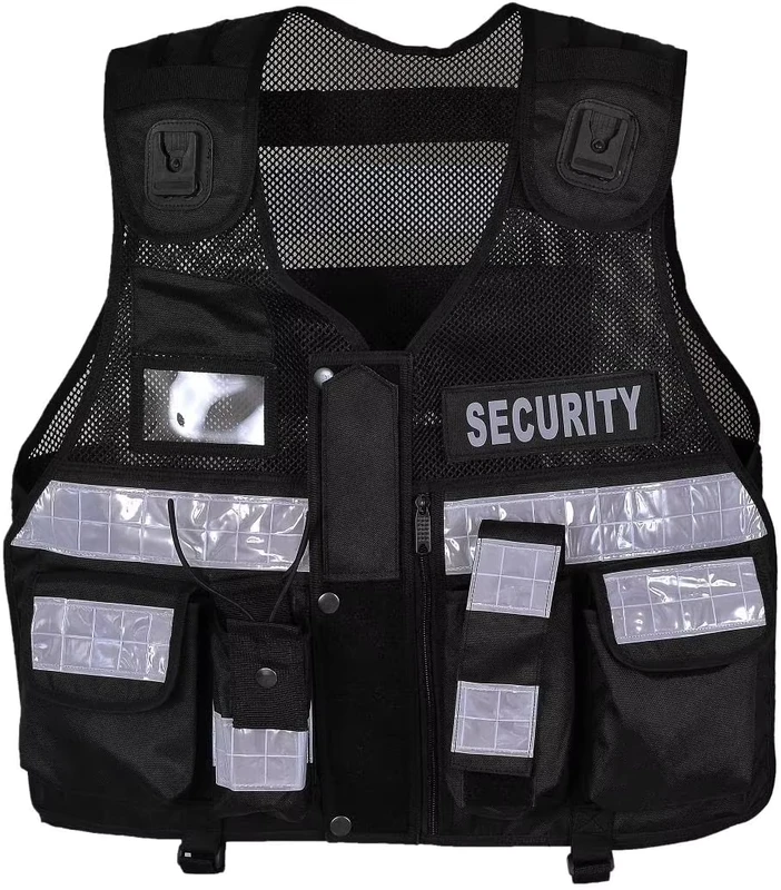 High-Visibility Adjustable Heavy-Duty Breathable Reflective Safety Vest