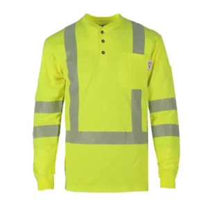 High Visibility Breathable Long Sleeve FR Welding Clothes Hi Vis Work Shirts for Mechanic