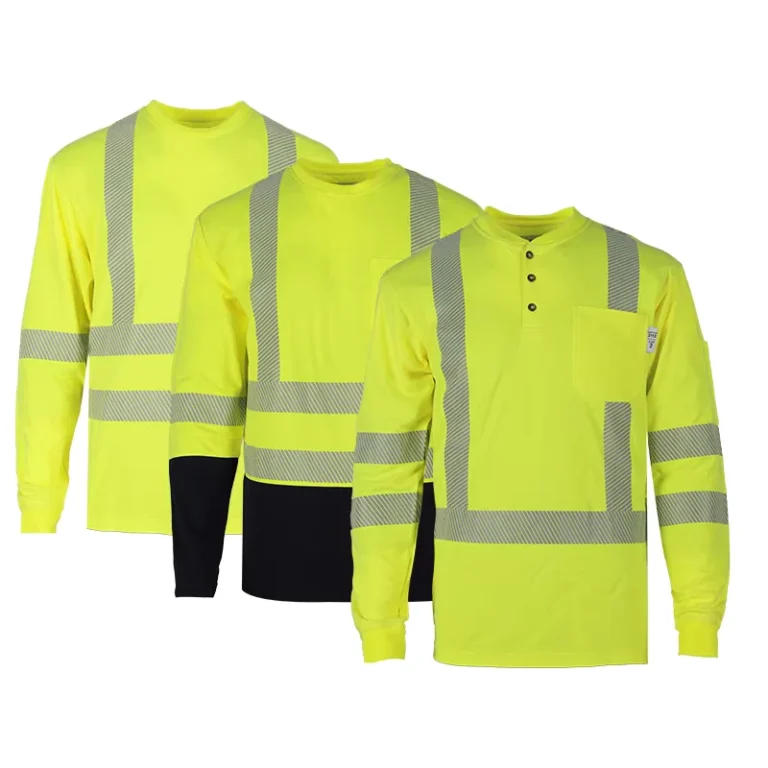 High-Visibility-Breathable-Welding-Clothes-Long-Sleeve-FR-Welding-Reflective-CAT2-Mechanic-Hi-Vis-Work-Shirts