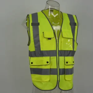 High Visibility Class 2 Reflective Safety Vest 100% Polyester