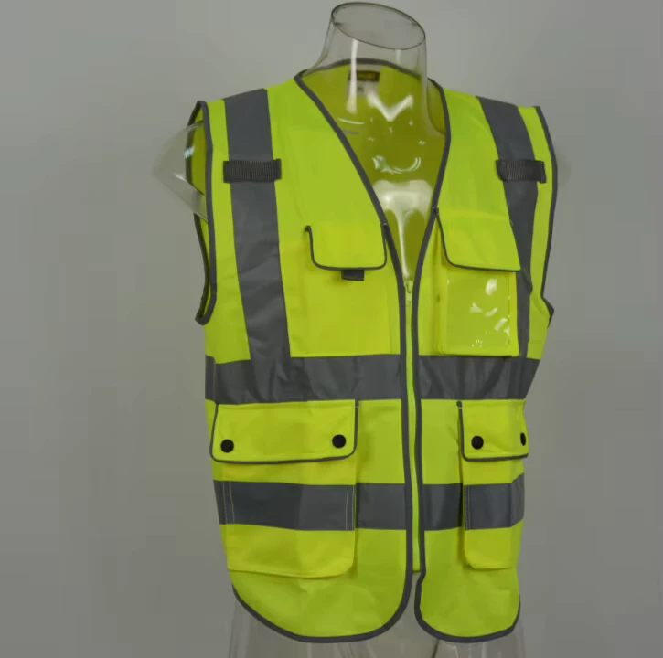 High Visibility Class 2 Reflective Safety Vest 100% Polyester