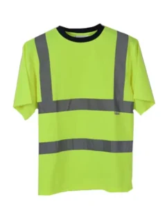 High Visibility Colour Safety T shirts Vest With Reflective Tape