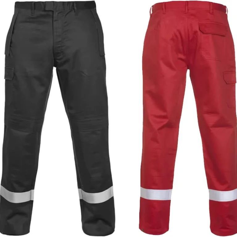 High-Visibility-Construction-Hi-Vis-Safety-Bleach-Resistant-Work-Wear-Cargo-Long-Pants-for-Men-Flameproof-Red-safety-pants
