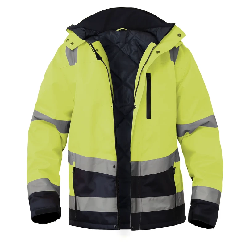 High Visibility Construction Security Hi Vis Safety Jacket