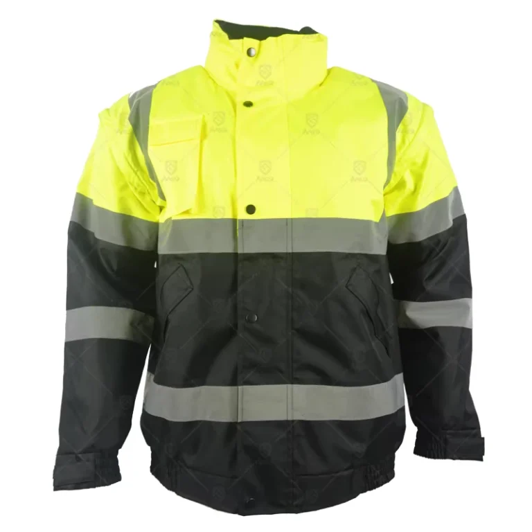 High-Visibility-Construction-Work-Safety-Bomber-Jacket-Winter-Coat-Reflective-Hi-Vis-Waterproof-Thermal-Insulation