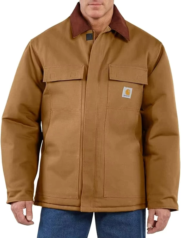 High-Visibility-Cotton-OEM-Loose-Fit-Firm-Duck-Insulated-Traditional-Coat-Jacket-Unisex-Work-Jacket