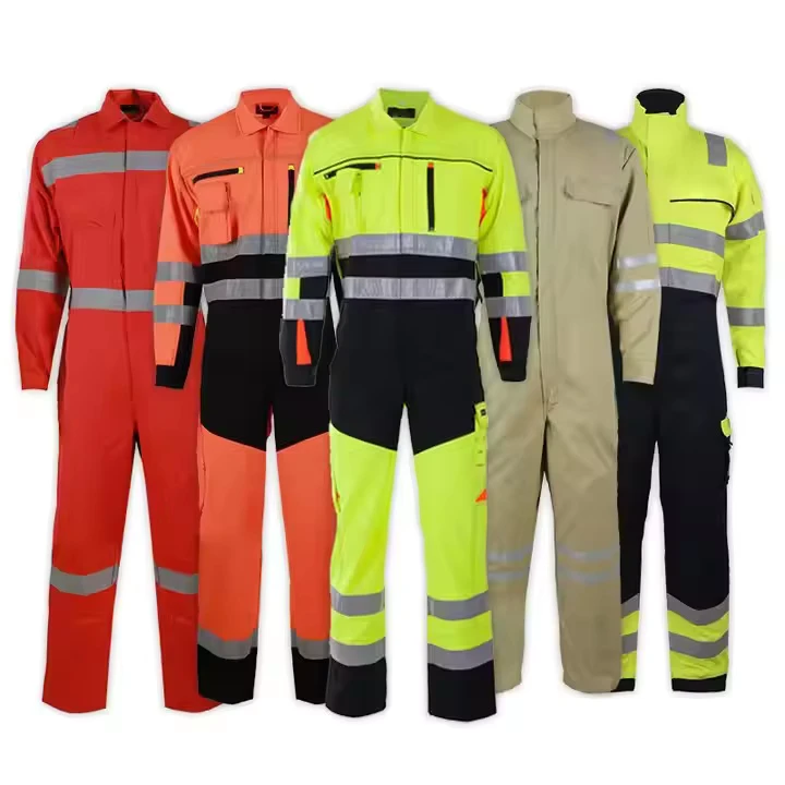 High-Visibility-Flame-Retardant-Water-Proof-Safety-Coverall-Mid-Weight-FR-Clothing