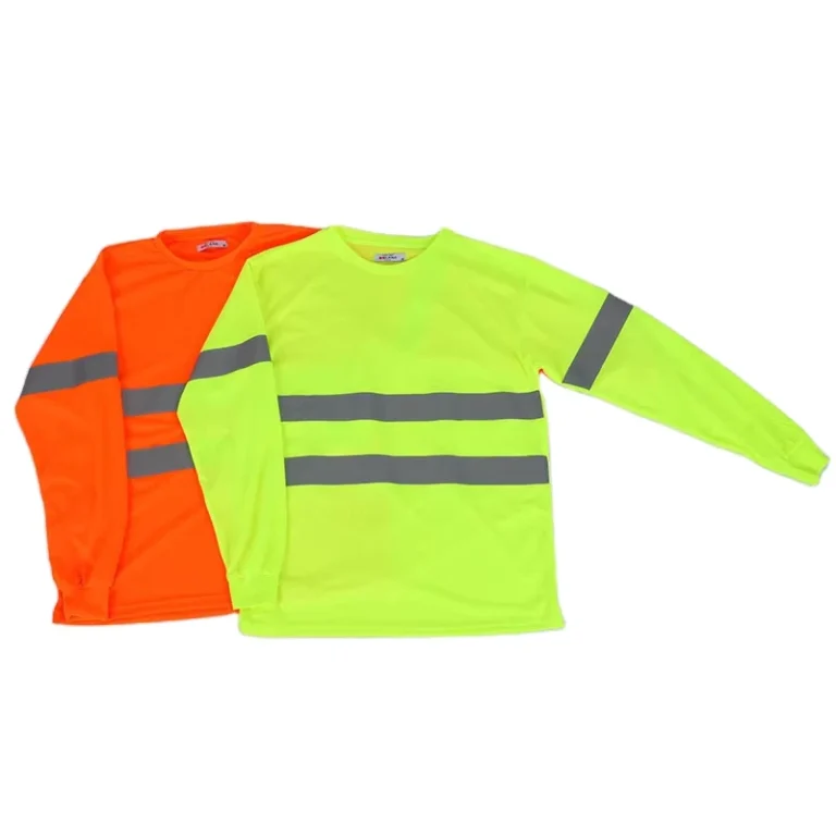 High-Visibility-Fluorescent-Polyester-Hi-Vis-Safety-T-Shirt-for-Construction-Work-Wear-Sports-Custom