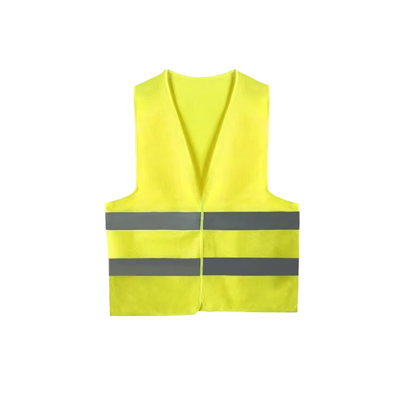 High Visibility Fluorescent Reflective Safety Vest Green for Cleaning, Construction and Sanitation
