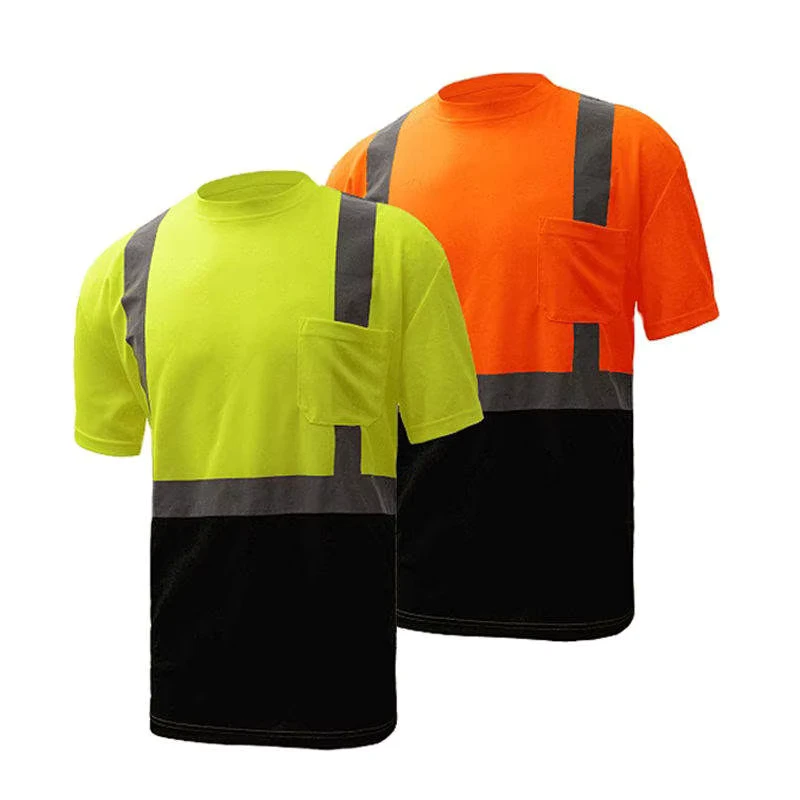 High Visibility Hi Vis Safety Suit Breathable Reflective Polyester Cotton Workwear for Mining Machinery & Construction Sites