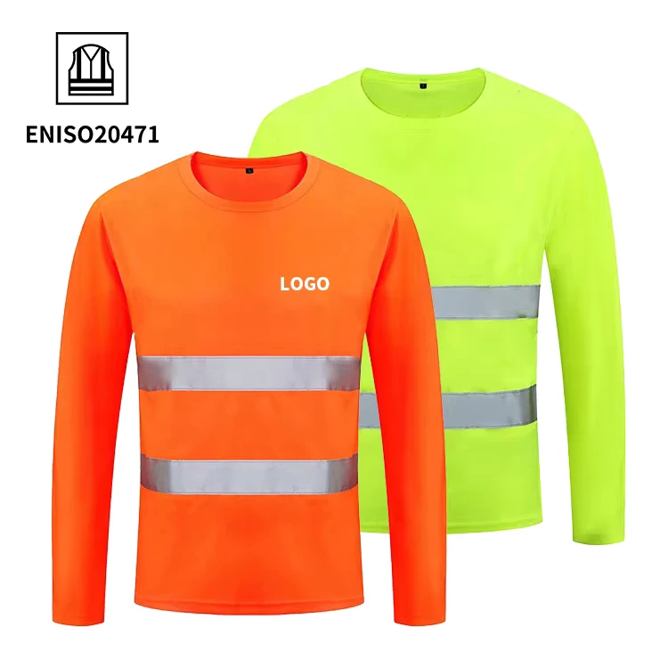 High-Visibility-Industrial-Mining-Construction-Oil-and-Gas-Reflective-Safety-Shirt