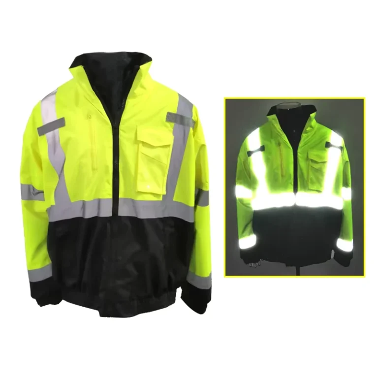 High-Visibility-Jacket-Waterproofed-Hi-Vis-Jacket-Safety-Reflective-Safety-Jackets