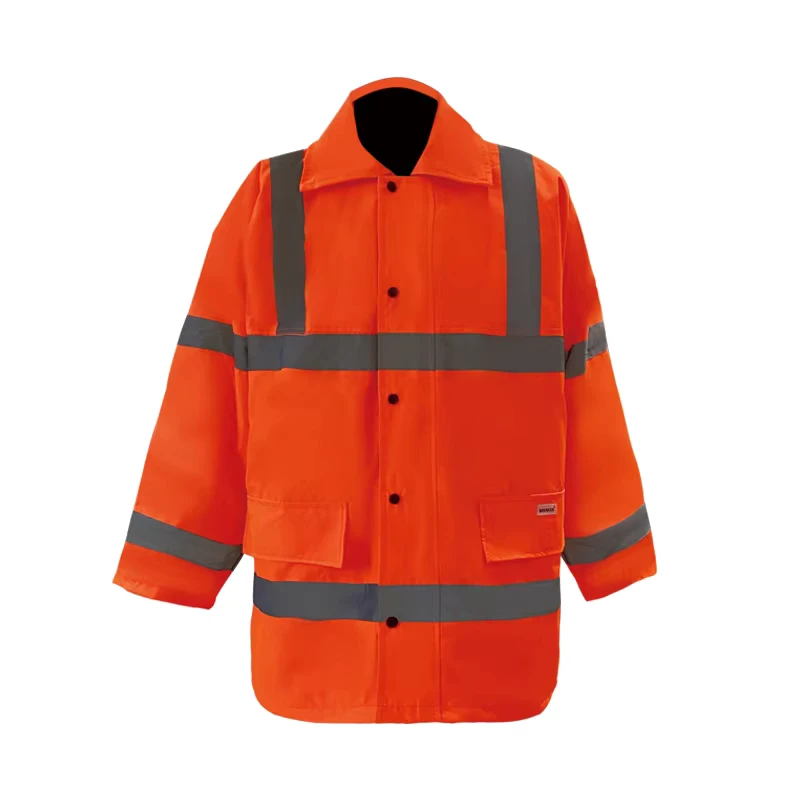 High Visibility Jacket Winter Waterproof Jacket Reflective Safety Jacket