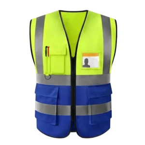 High Visibility Kids’ Safety Vest, Pullover, Breathable Polyester, Fluorescent Reflective, Custom Logo