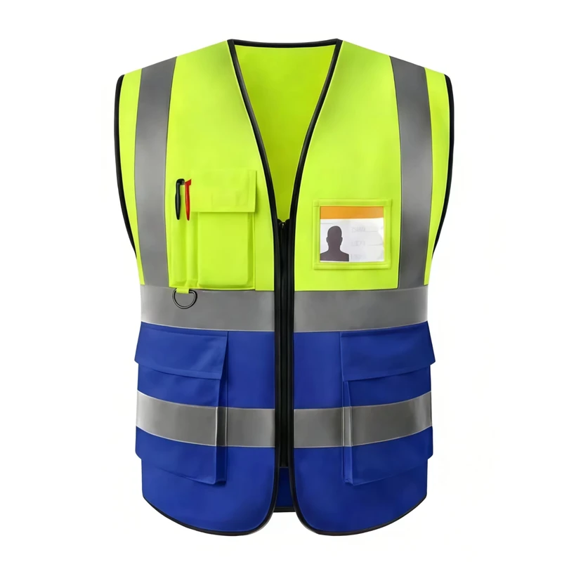 High Visibility Kids' Safety Vest, Pullover, Breathable Polyester, Fluorescent Reflective, Custom Logo
