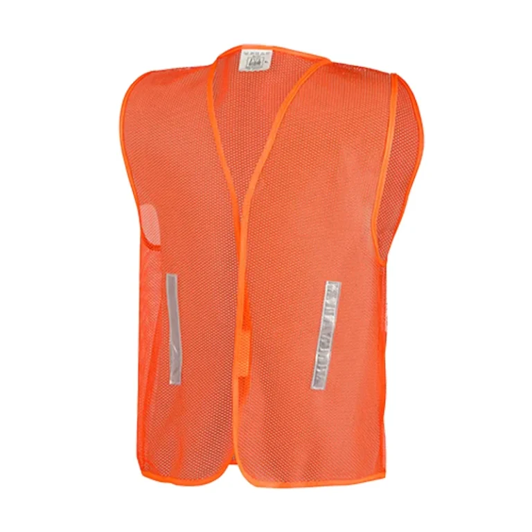 High-Visibility-Lightweight-Red-Construction-Reflector-Vest-Mesh-Polyester-Safety-Vest-with-PVC-Reflective-Tape