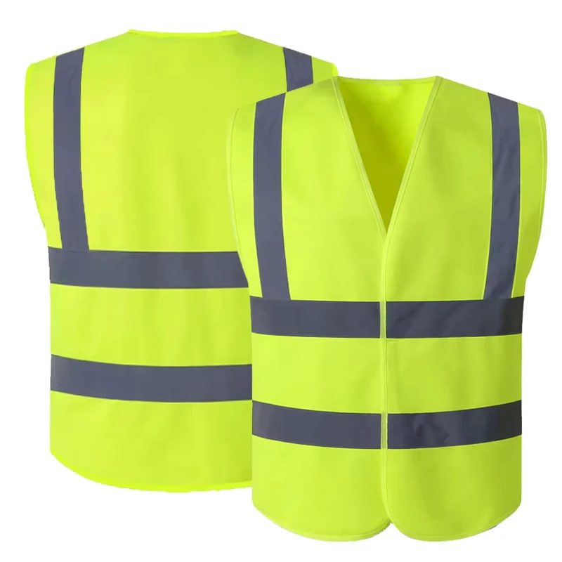 High-Visibility Lightweight Reflective Safety Vest for Work, Cycling, Walking and Construction
