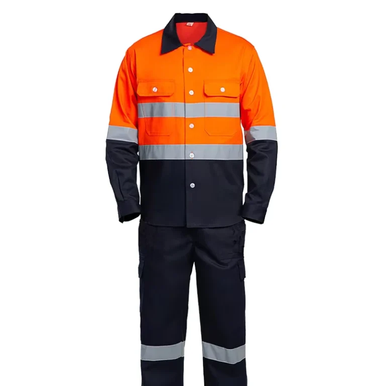 High-Visibility-Long-Sleeve-Construction-Vented-Breathable-X-Back-Reflective-Safety-Hi-Vis-Work-Shirt-Security-Polo-Shirt