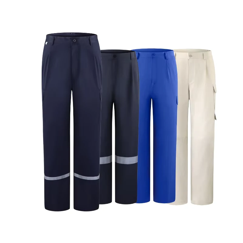 High Visibility Men's Work Safety Pants FR Fireproof Flame Retardant Fire Resistant Cargo Pant