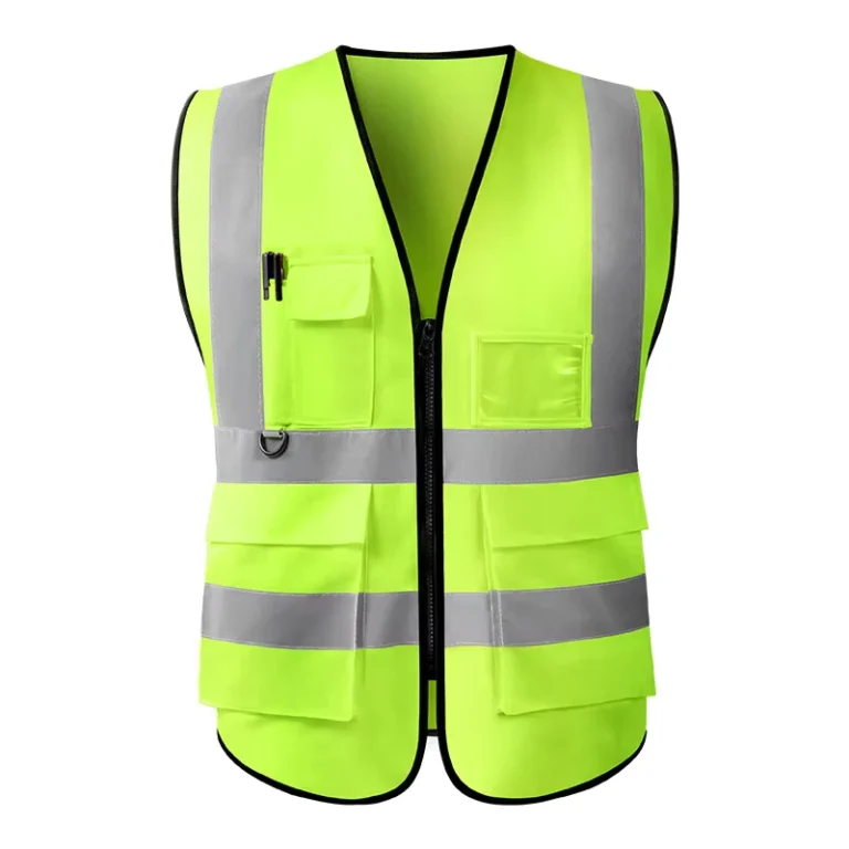 High-Visibility-Mesh-Reflective-Construction-Safety-Vest-with-Pockets-and-Zipper