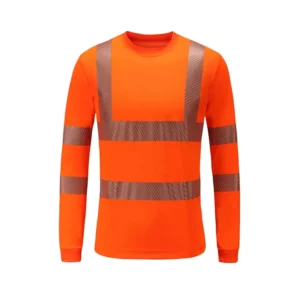 High Visibility Orange Reflex T-Shirts with 5510 Twill Shape Heating Tapes