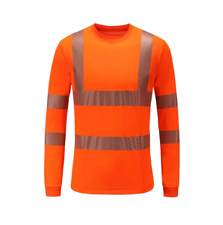 High Visibility Orange Reflex T-Shirts with 5510 Twill Shape Heating Tapes