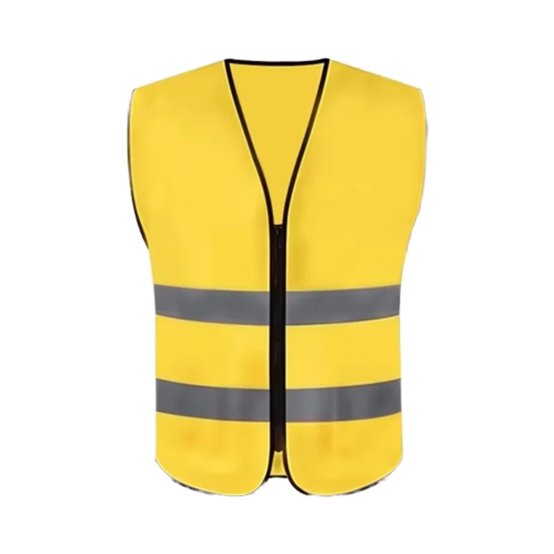 High Visibility Outdoor Reflective ANSI Class 2 Lightweight Breathable Safety Jacket Motorcycle Construction Hi Safety Clothing