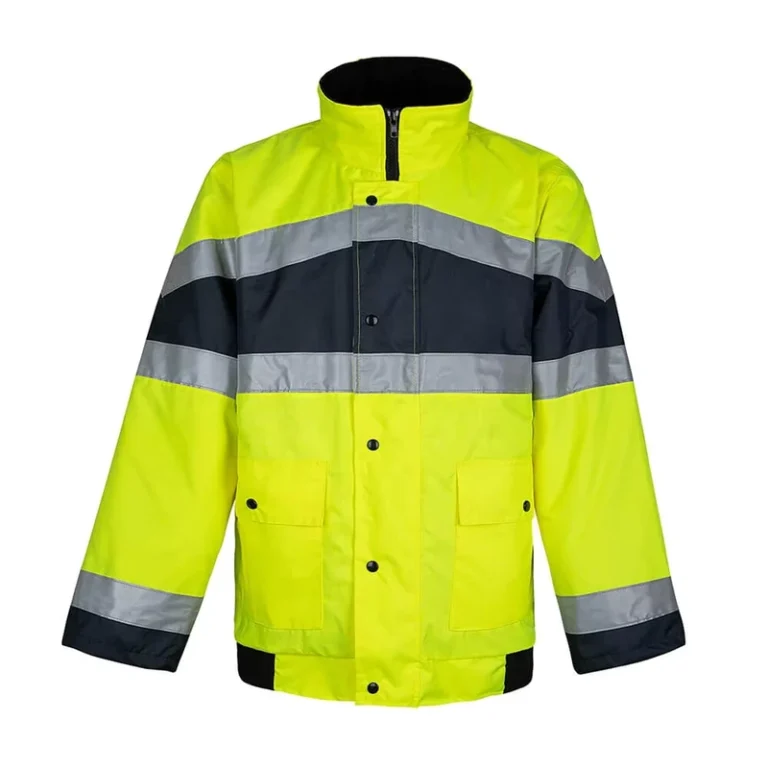 High-Visibility-Polyester-Winter-Jacket-Waterproof-Hi-Vis-Outdoor-Reflective-Safety-Work-Wear-Customizable-Logo-for-Outdoor-Work