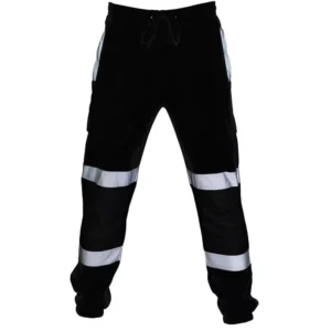 High Visibility Polyester Work Pants Unisex Custom Construction Pants Reflective Tape Waterproof Safety Work Pants