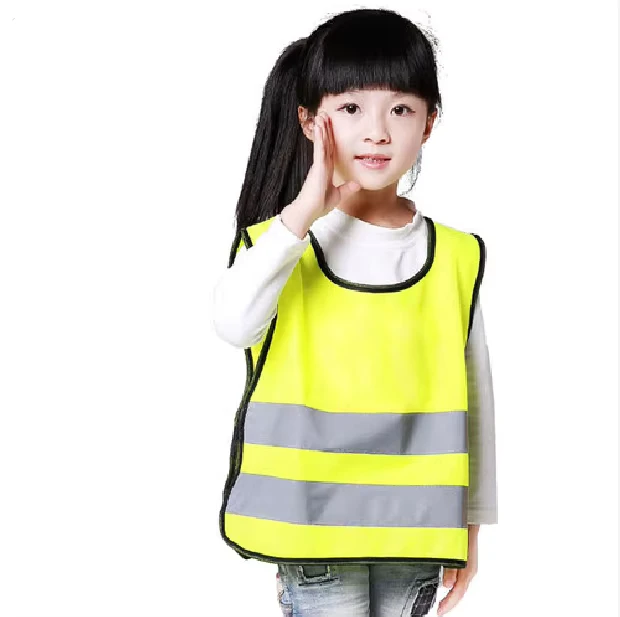High Visibility Reflective Polyester Kids Safety Vest