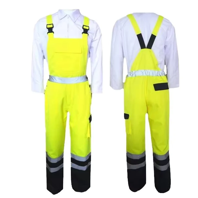 High-Visibility-Reflective-Safety-Bib-Overalls-Waterproof-Wear-Resistant-Industrial-Work-Pants-Customizable-Logo