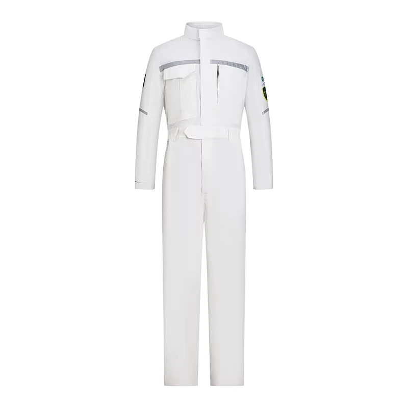 High Visibility Reflective Safety Coverall with Anti-Acid Alkali Protection for Mining Construction Welding and Oil and Gas Work
