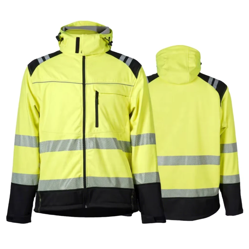 High Visibility Reflective Safety Jacket Anti Static Flame Resistant FR Clothing EN14116 EN1149 5 Mining Welding Workwear