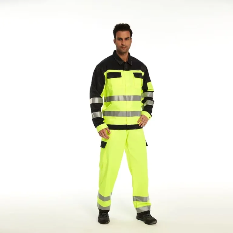 High-Visibility-Reflective-Safety-Jacket-and-Cargo-Pants-Workwear-Suit