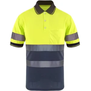 High Visibility Reflective Safety Polo Tshirt