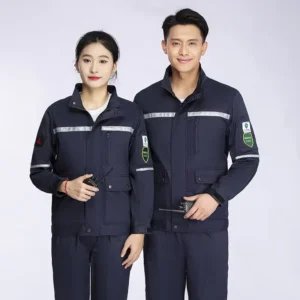 High Visibility Reflective Safety Uniform with Anti-Acid Alkali Protection for Traffic and Mining