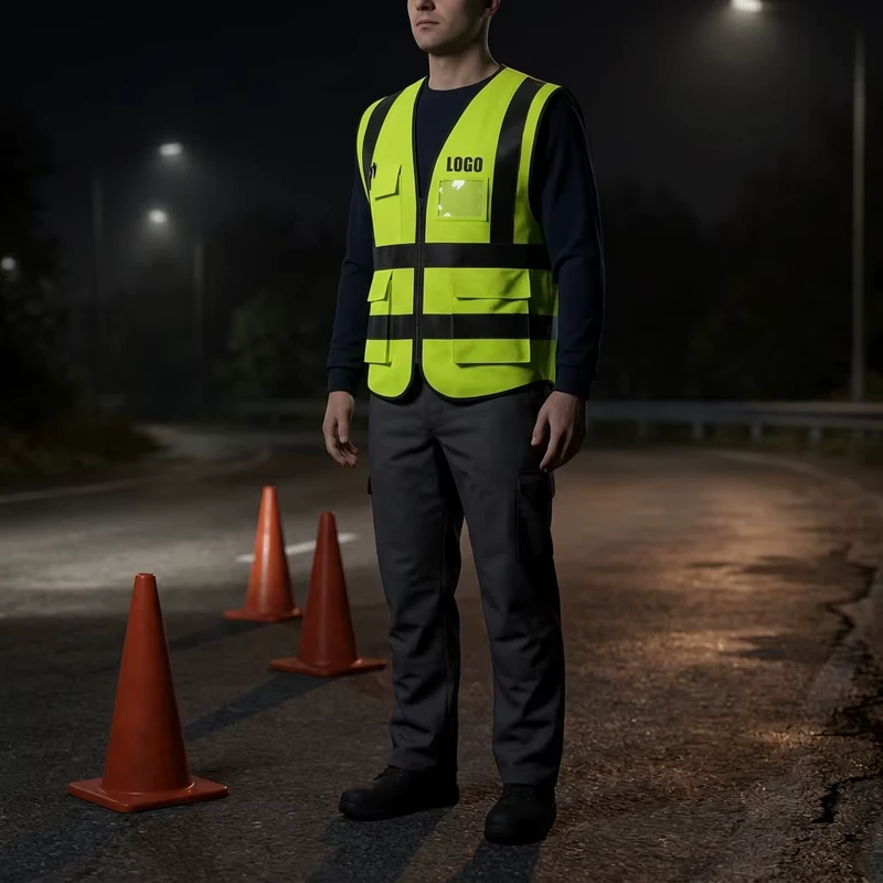 High Visibility Reflective Safety Vest Construction Project Manager Csa Z96 15 Class 2 Level 2 Arc Flash Protection Rated