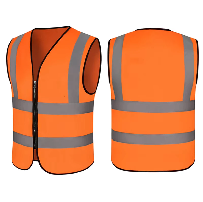High Visibility Reflective Safety Vest Jacket Workwear Belt
