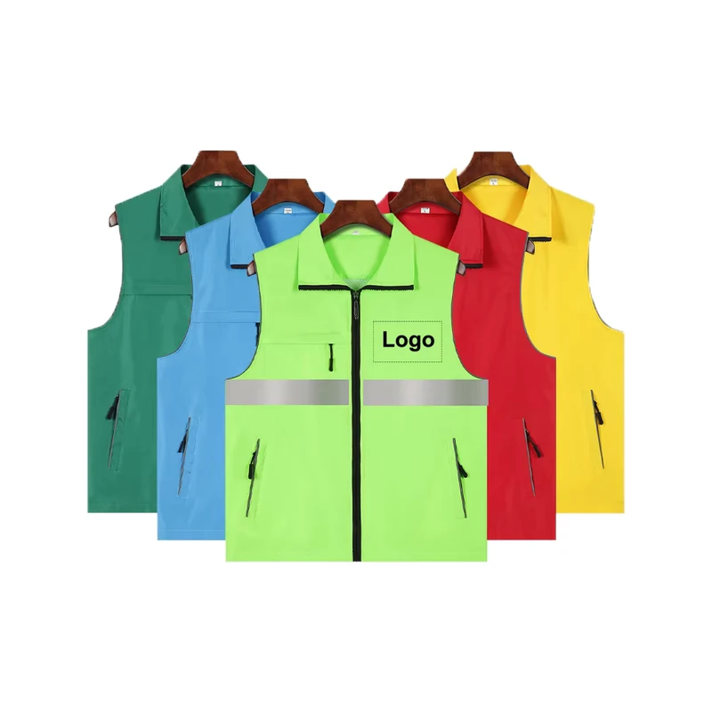 High Visibility Reflective Safety Vest Workwear Uniform Jacket