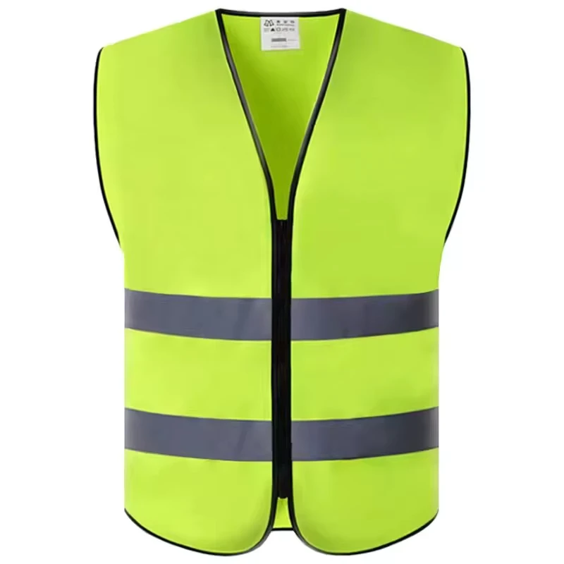 High-Visibility Reflective Safety Vest for Construction Work
