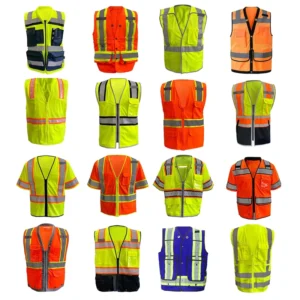High-Visibility Reflective Safety Vest for Traffic Work